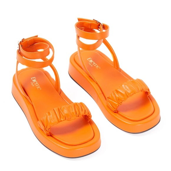 Elleme paris orange sandals - Picture 4 of 7
